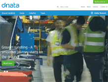 Tablet Screenshot of dnata.com