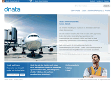 Tablet Screenshot of dnata.ch